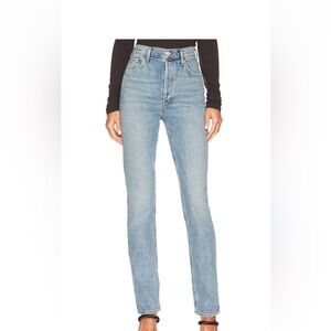 AGOLDE Skinny High Waisted Light Wash Jeans - Size 26